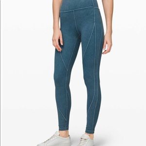 Lululemon Wunder Under High-Rise Tight *Snow Washed Ribbed 25”